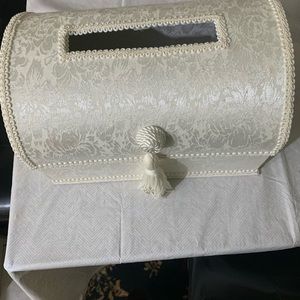 Wedding or bridal shower envelope keepsake white box
